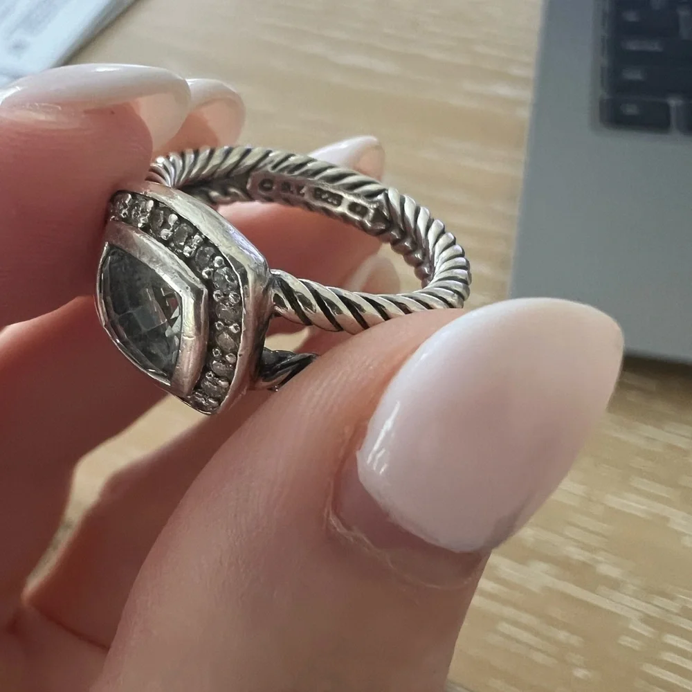 David Yurman Sterling Silver Ring - Picture 2 of 7